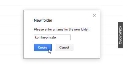 private folder name